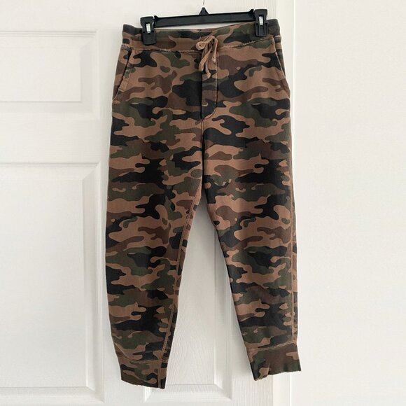 Nili Lotan "Nolan" Sweats in Brown Camo Print, size Small - Picture 4 of 10